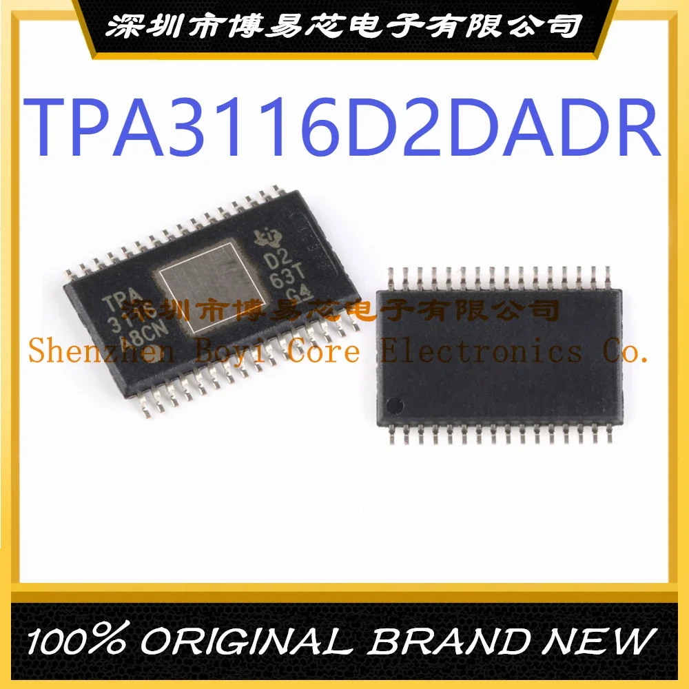

TPA3116D2DADR HTSSOP32 TPA3116D2 HTSSOP-32 TPA3116 TSSOP IC chip original novo