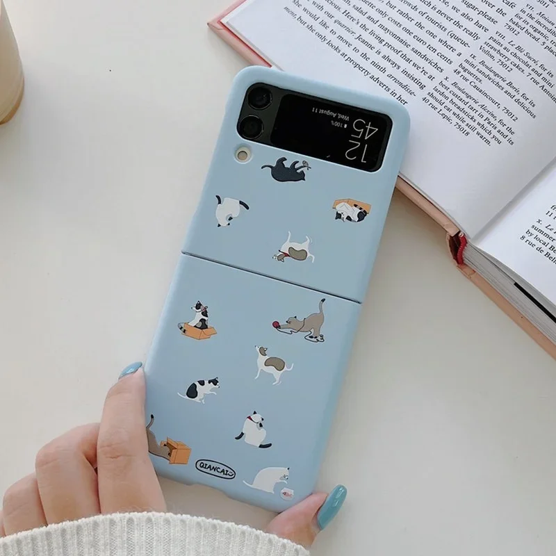 Cartoon Cat and Dog Pattern Shockproof Case with Cute Duck Design