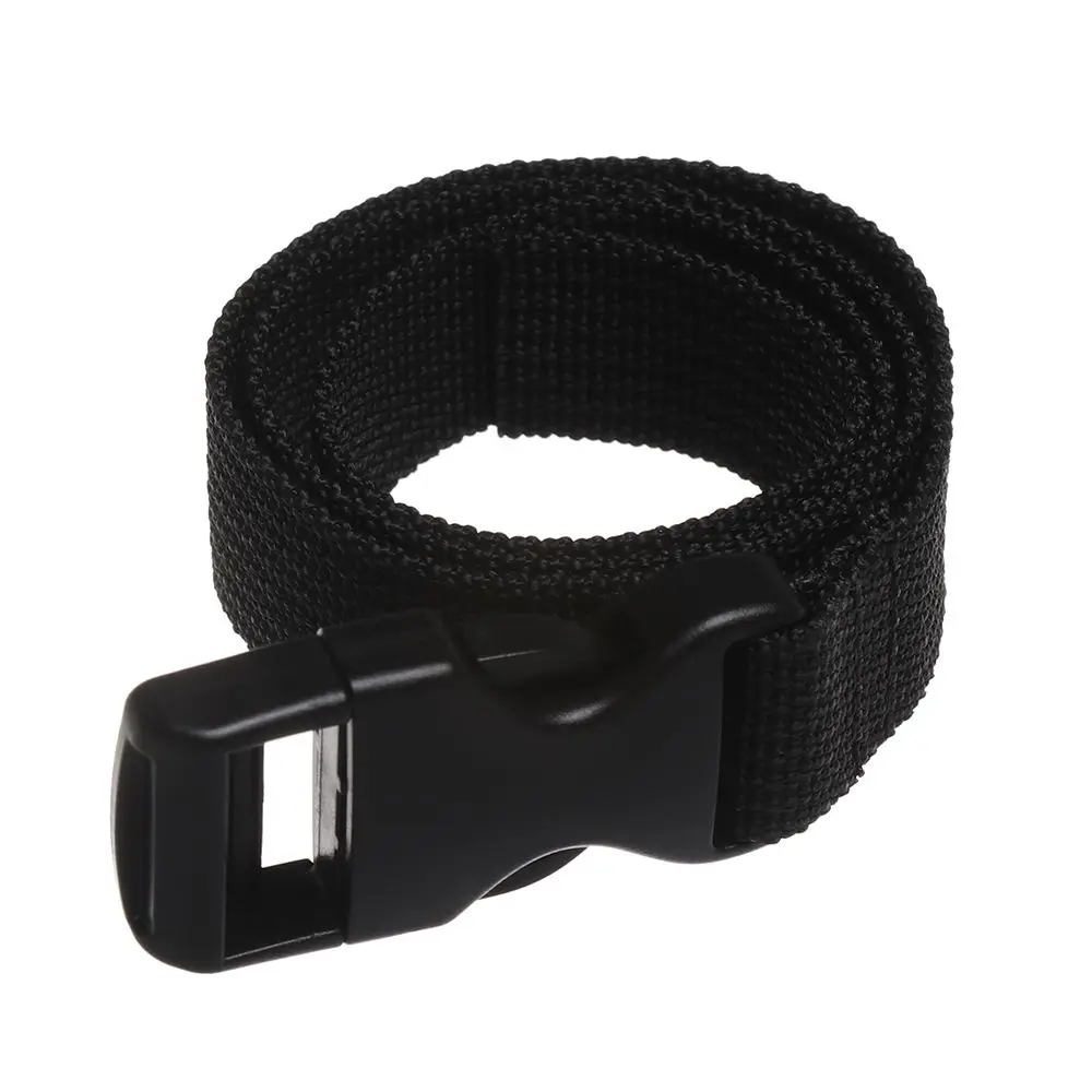 

0.5~3M Black Durable Nylon Travel Tied Cargo Tie Down Luggage Lash Belt Strap with Cam Buckle Travel Kits Outdoor Camping Tool