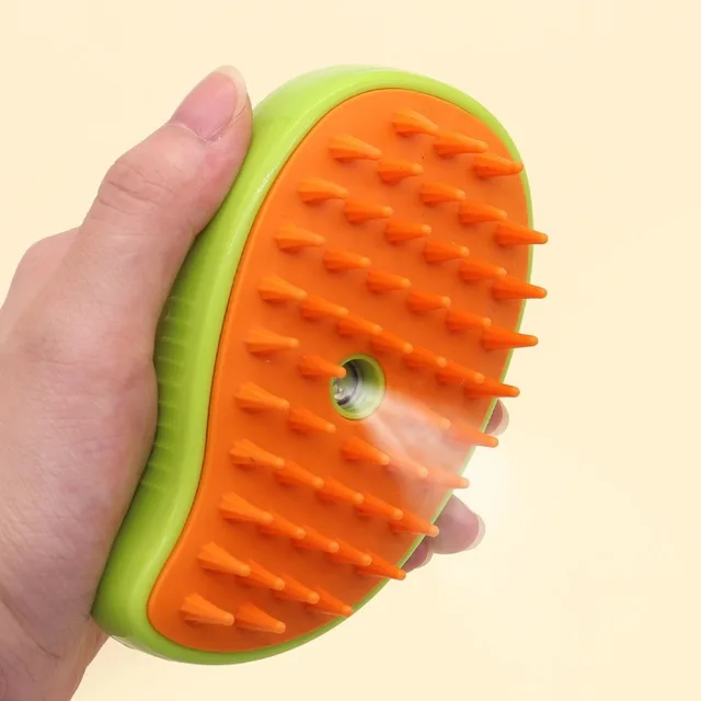 Cat Dog Steamy Brush Steam Brush Electric Sprayer for Massage Pet Grooming tool Shedding 3 in 1 Electric Sprays Massage Combs 5