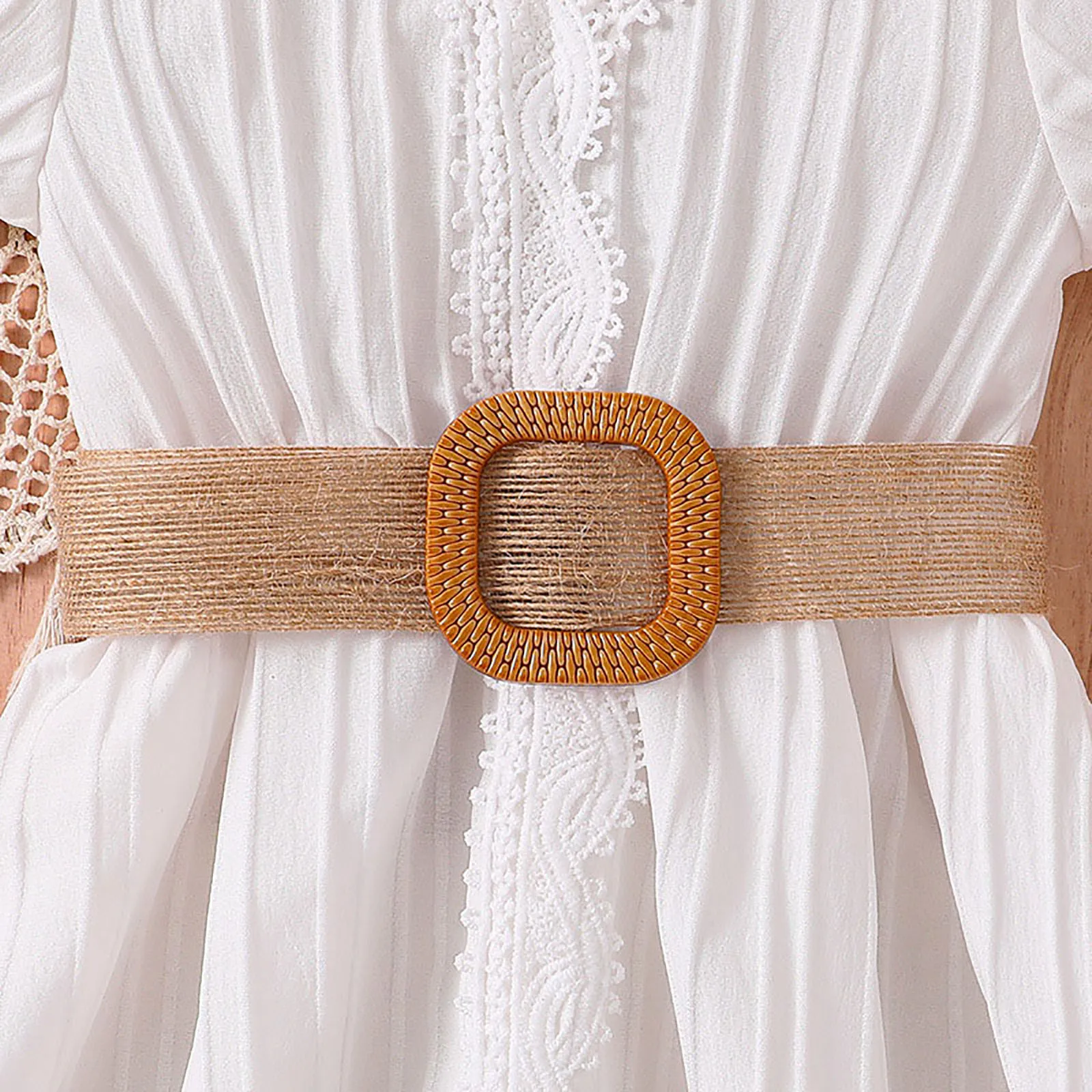Girls White Summer Dress 4