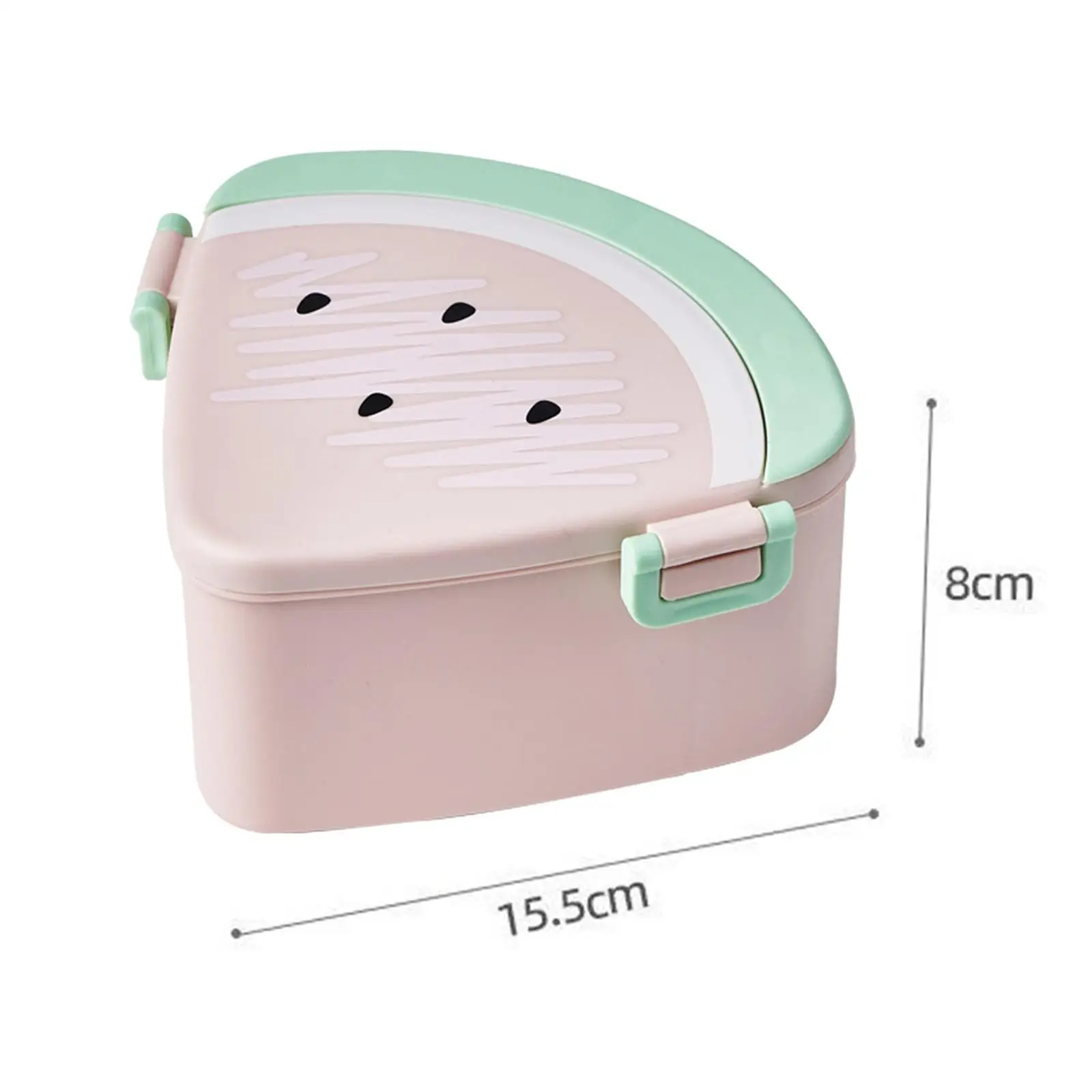 Fruits Bento Box Watermelon Shape for Adults Kids Lunch Box for Work Camping