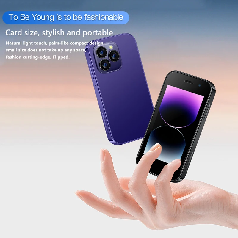 SOYES XS17 Pro 3.0" Mini Smart Phone Android9.0 Face ID 2GB RAM 16GB ROM Dual SIM Standby GPS 3G Small Phone 3
