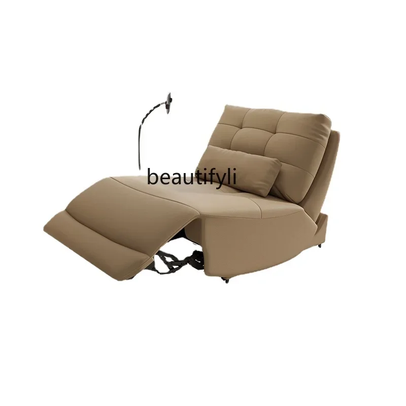 

Modern Single Sofa Electric Function Lazy Sofa Chair Reclining Sleeping Reclining Reclining Chair