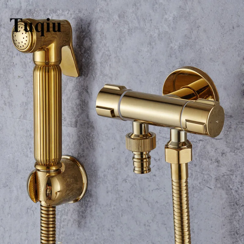 

Bidet Faucet Wall Handheld Bidet Spray Shower Set Toilet Shattaf Sprayer Douche kit Bidet