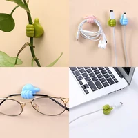 Wall Hanger hook Multifunctional Hand Wire Data Line Holder Car Accessories Hook Wall Clip Behind-door Keys Tower Organizer Hook 2
