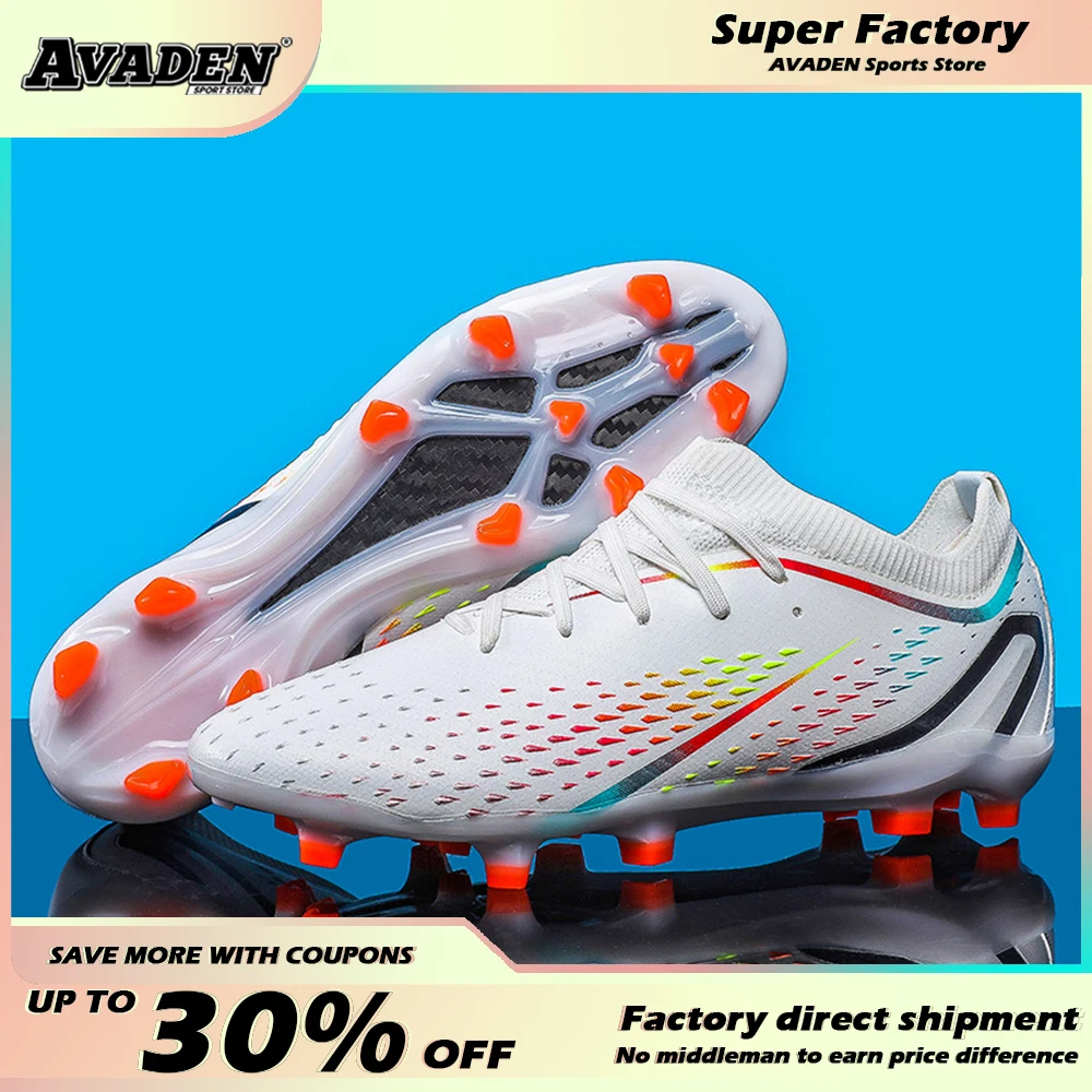 2023 New Original Soccer Boots Soccer Cleats For Men High TF/AG Soccer Shoes Indoor Futsal Sports Outdoors Soccer Boots Children