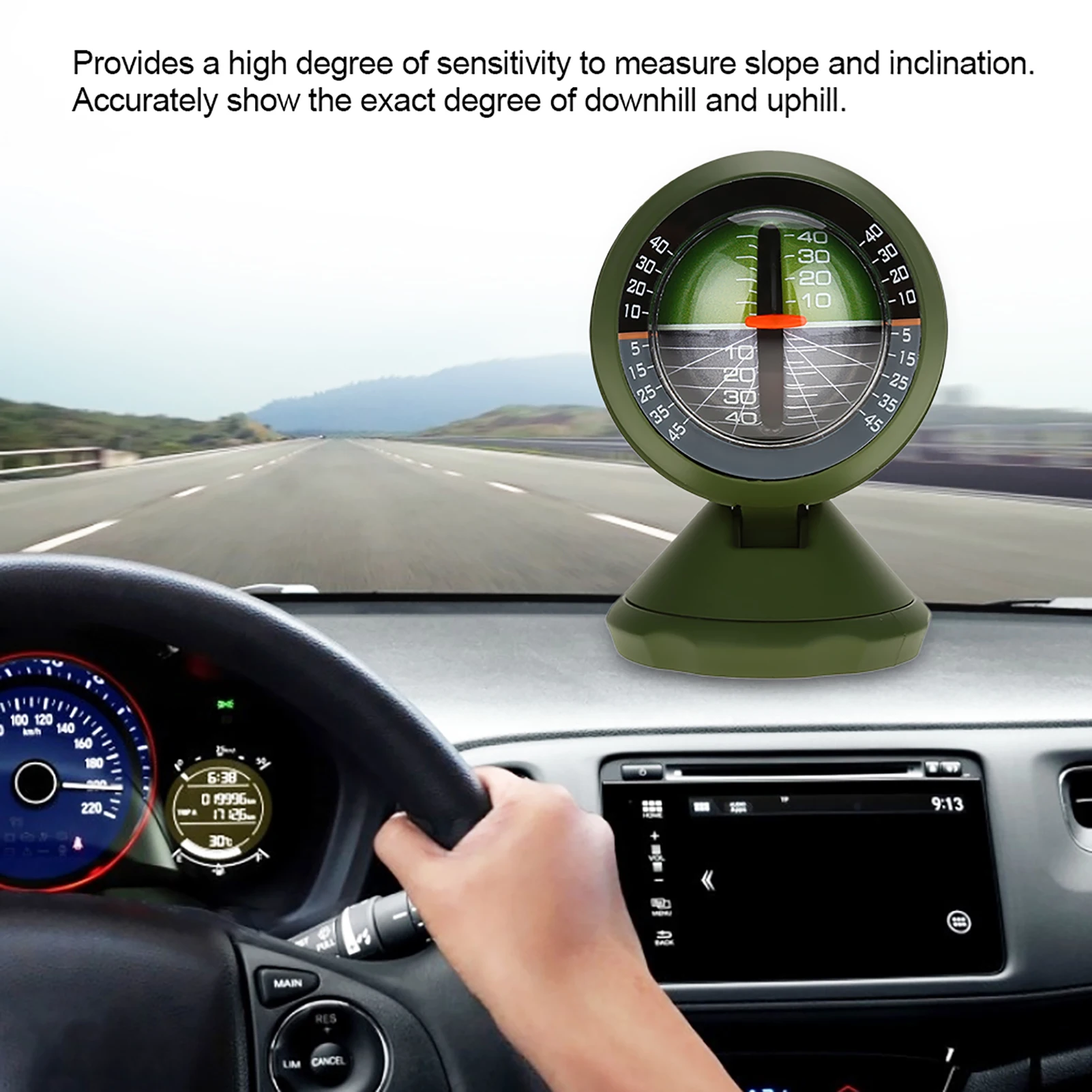 Car Inclinometer Equipment Outdoor Multifunction Angle Slope Meter Balancer Measure Equipment car inclinometer