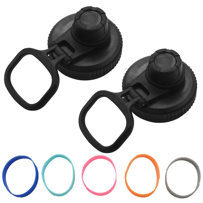 Nozzle Cap for Hydro Flask Wide Mouth Sports Water Bottle Wide Flaps Large Handle Easy to Carry