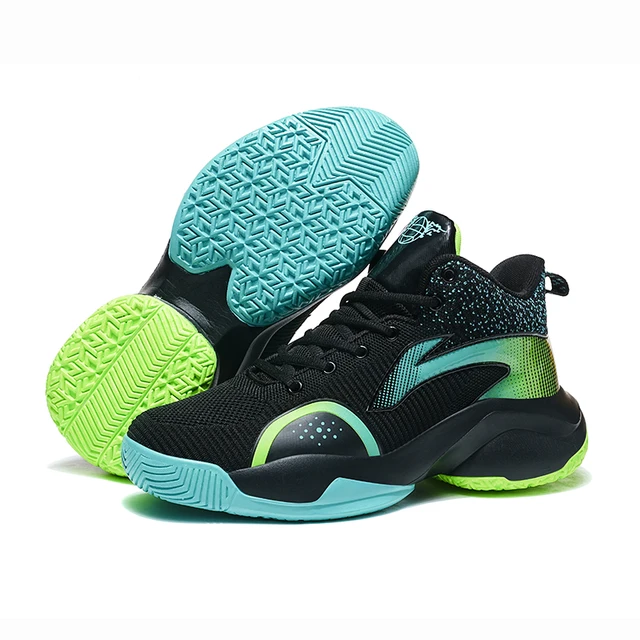 Zapatillas deportivas ligeras y transpirables para Hombre, zapatos informales de entrenamiento deportivo, resistentes – 2-Black Green