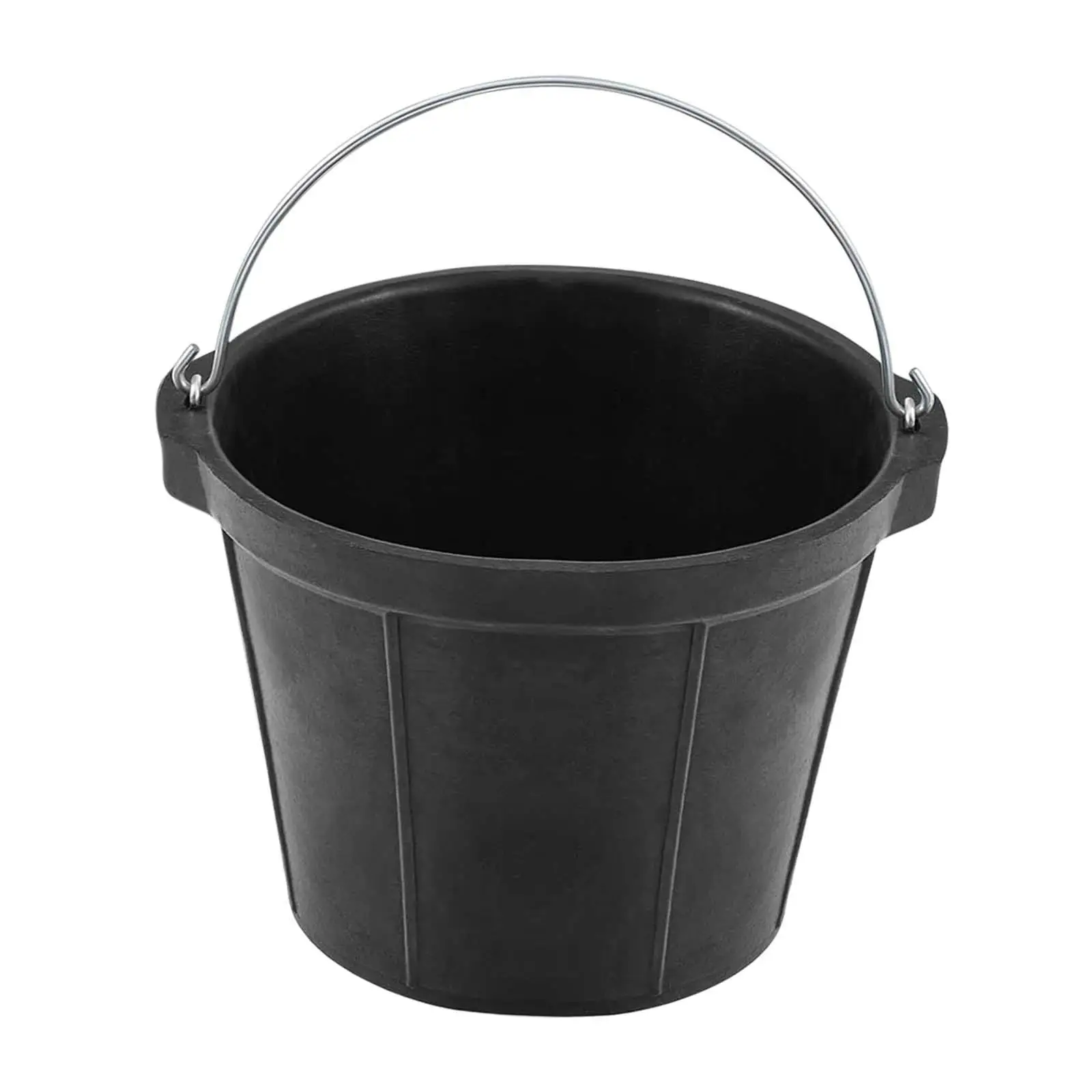 Rubber Feeder Bucket Utility Horse feed Pan Multifunctional Container 8L Dog Bowl Horse Feeder for Pig Animal Feeding Goats