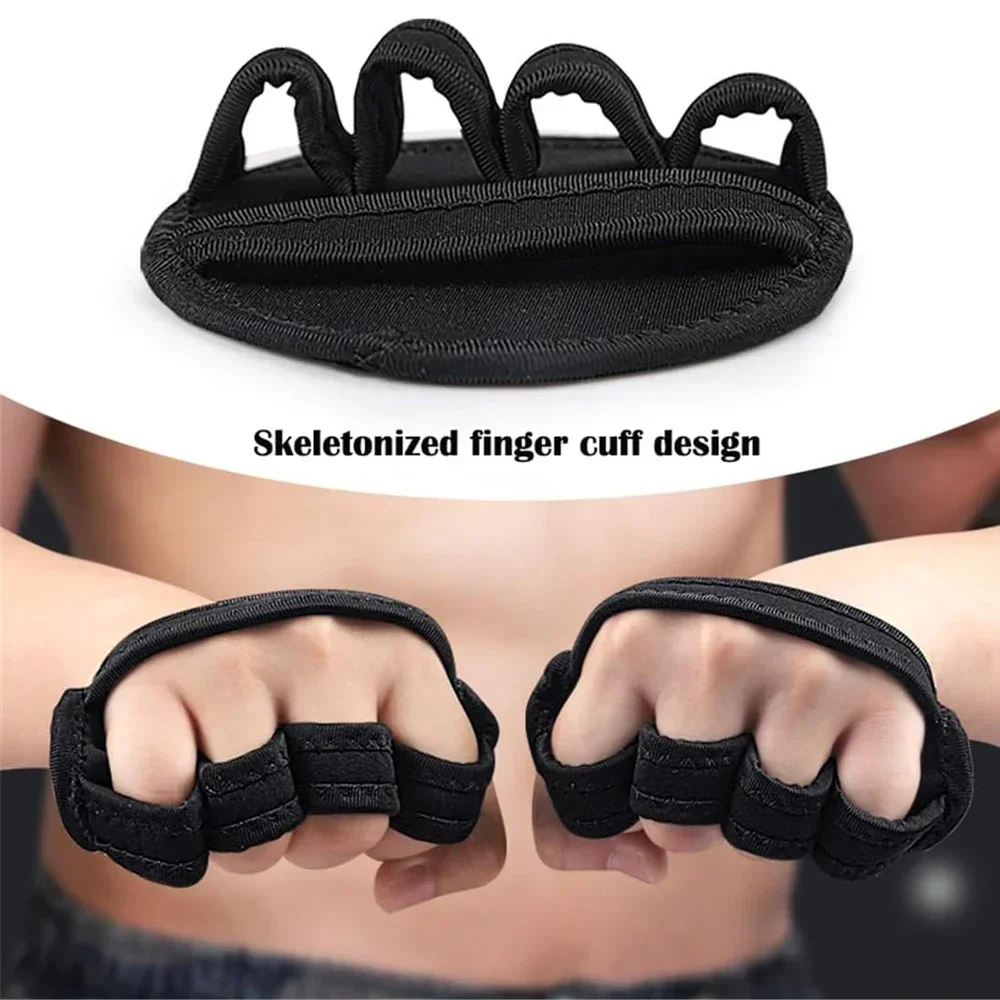 1Pair Workout Gloves Gym Durable Gym Grips Grip Pads Rubber Padding Avoid Calluses Men Women