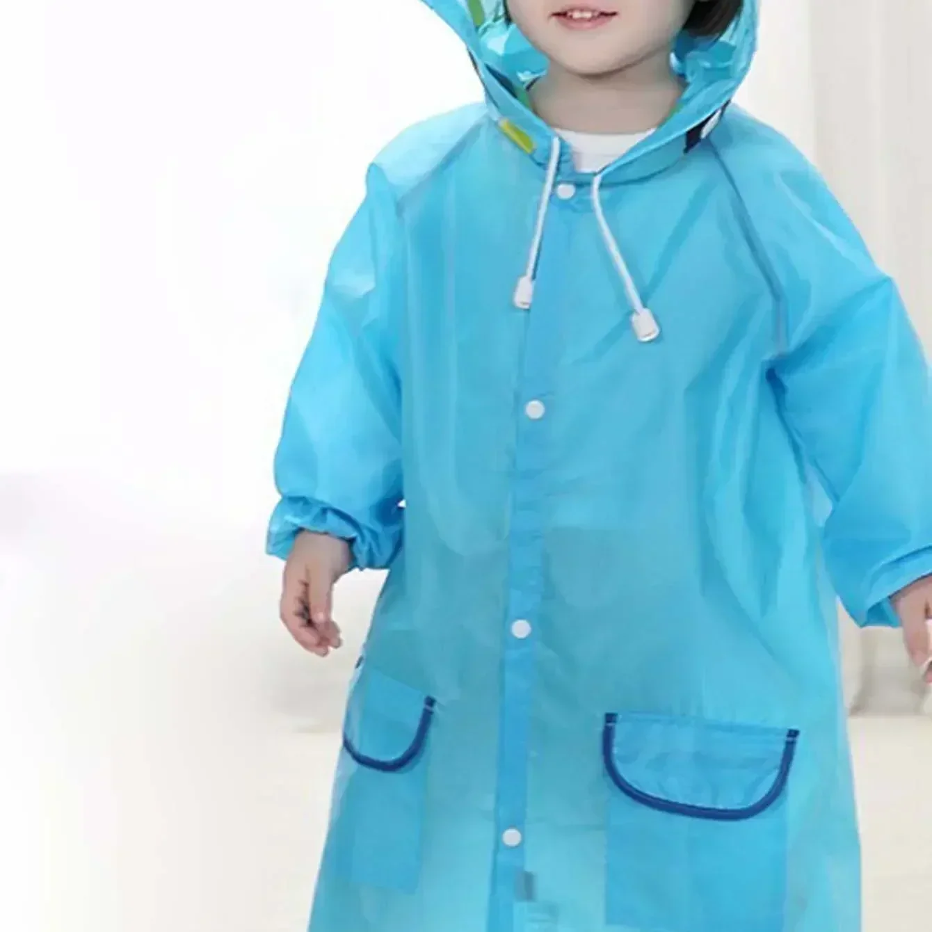 Children Raincoats Kids Jacket 1pc Cartoon Animal Outdoor Waterproof Rain Coat Baby Boys Girls