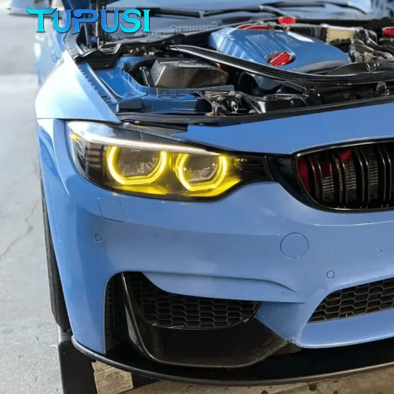 BMW M3 M4 2014 2015 2016 2017 F36 F32 F82 F80 F33 LCI 어댑티브 헤드라이트 주간 주행등 DRL 보드용 노란색 모듈 칩