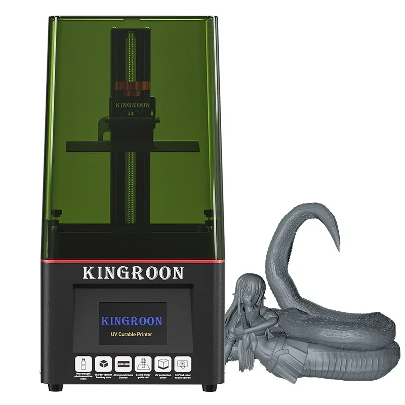 

New Printing Size 143X89X180mm 6.6 Inch LCD 4K Resin 3D Printer