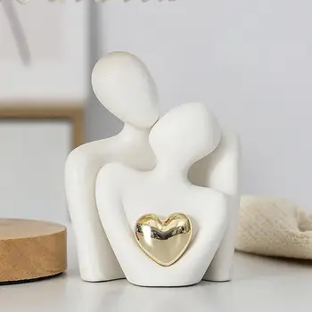 Ceramic Couple Hug Figurine 1