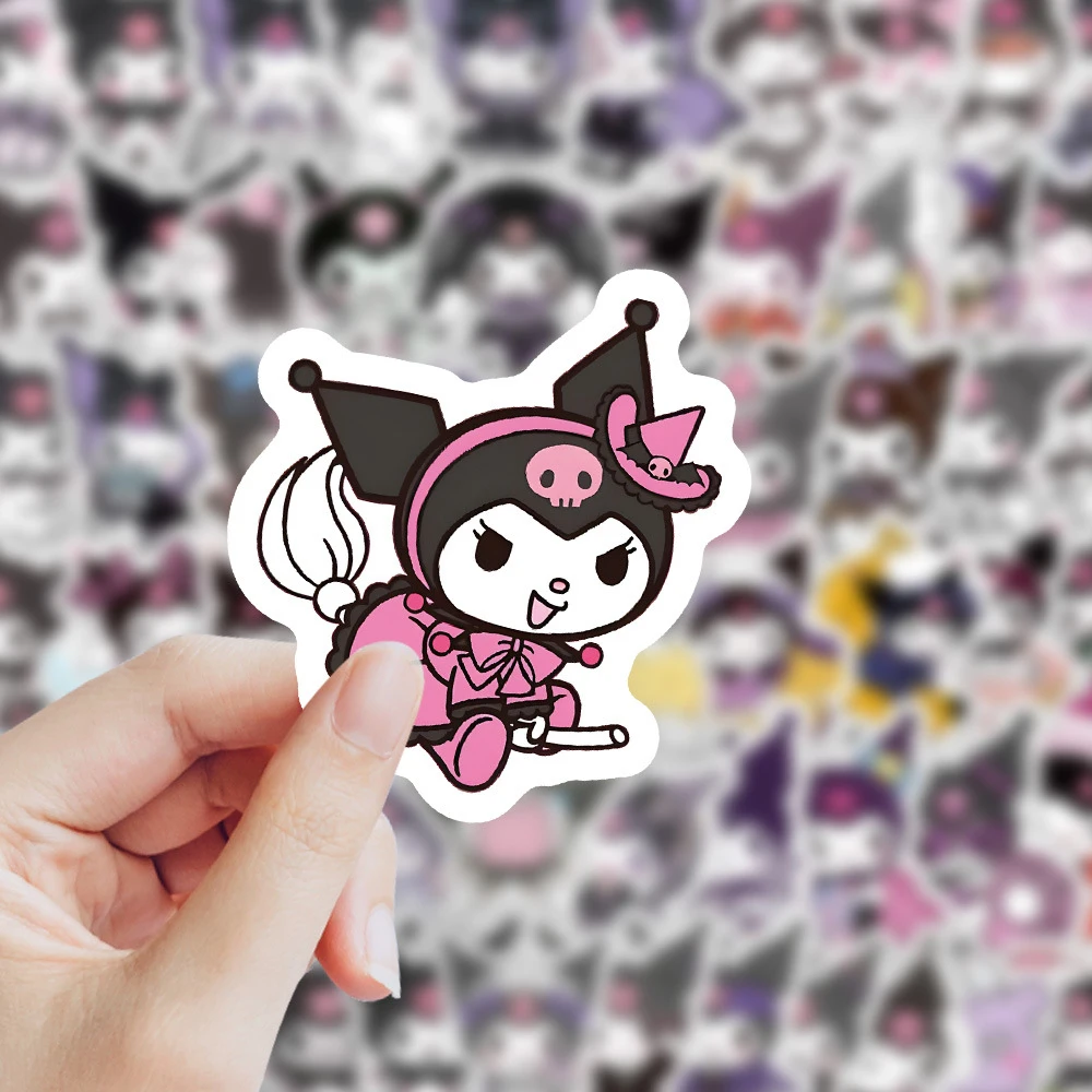 ستيكرات شخصية كورومي (Kuromi) اللطيفة - مقاومة للم...