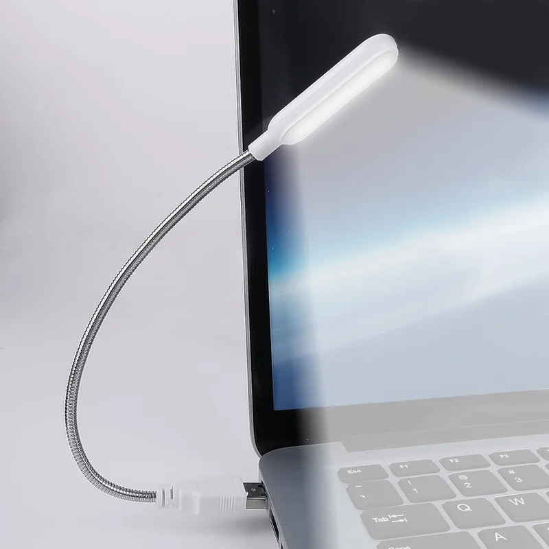 USB Book Light Portable Mini Night Light Flexible Bendable Reading for Table Lamp PC Computer Laptop Notebook led light night light mini night light book light mini led light led desk lamp