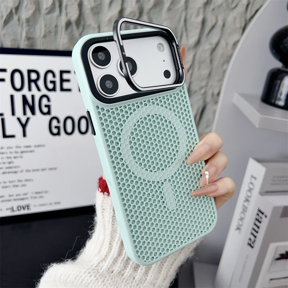 Enhanced Cooling Phone Case with Camera Mount & Wireless Charging Capability