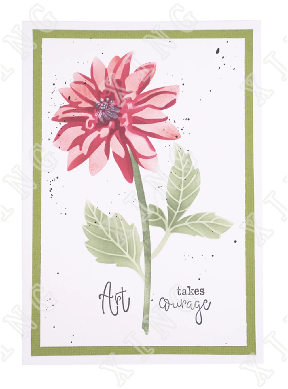 2022 Floral Patterns Anemone Dahlia Magnolia Layering Stencils Diy Painting Paper Scrapbooking Coloring Kids Fun Drawing Molds