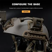 Tactical Headlamp Helmet Light LED Survival Signal Flashlight CS Wargame Hunting Camping Outdoor Equipment Sports Accessories 2
