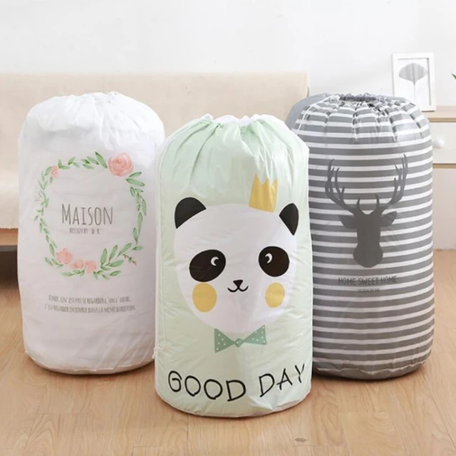 Húzózsinór Paplan Ruhák Tároló Táska Nagy Kapacitású Takaró Táskák Porálló Szekrény Alsó Ágynemű-Tároló Tárolás - Image 5