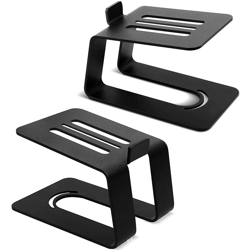 

5.3in Height Monitor Speaker Stand Riser Comfortable Viewing Angle Audio Stand Mount Solid Speaker Support Metal DropShipping