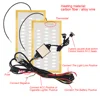 12V Universal Built-in Car Seat Heater Kit Fit 2 Seats Alloy Wire Heating Pads 3 Gear Square Control Switch Warmer Seat Cover 5