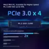 MeLE N100 Mini PC 12th Alder-Lake 16GB 512GB Micro Computer HDMI USB-C DisplayPort 1.4 WiFi5 BT5.1 Quieter 4C 4