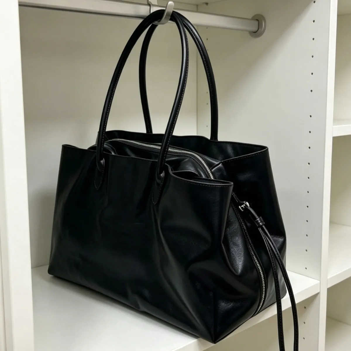 Borse da Donna di Grande Capacità in Pelle PU, Borsa a Tracolla per Signore, Borse Tote Grandi, Design di Marca, Borsa per Ufficio e Pendolarismo