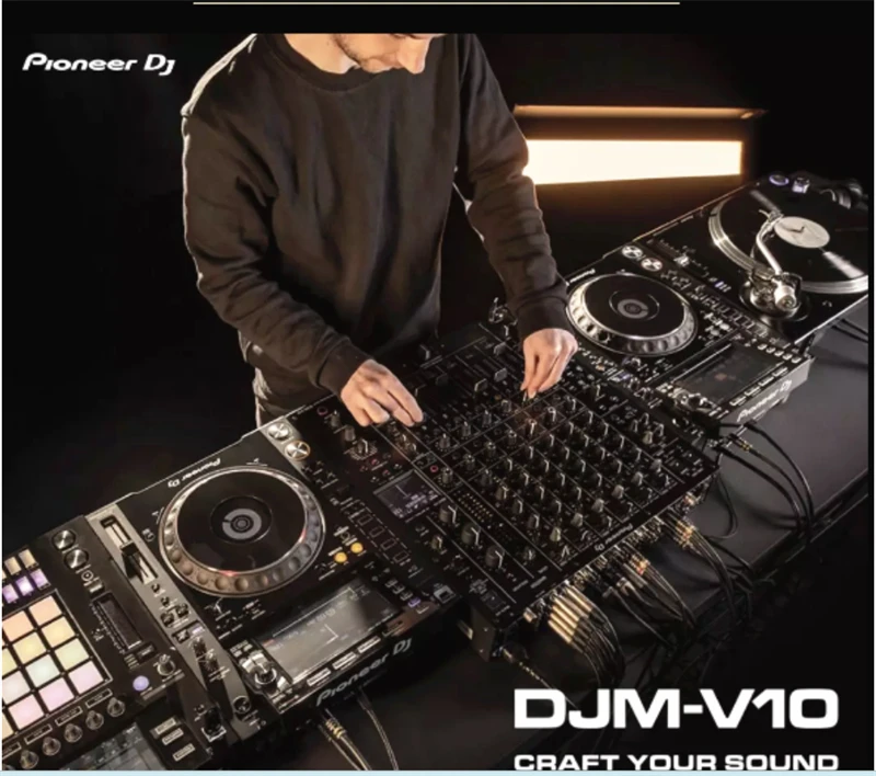 Pioneer Djm-V10 Mixer Dj Professionale Per Club Digitale A 6 Canali