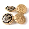 15Pcs/lot 15-25mm Golden Metal Snap Button College Style Decorative Metal Buttons for Clothing Sewing Supplies Accessories B011 6