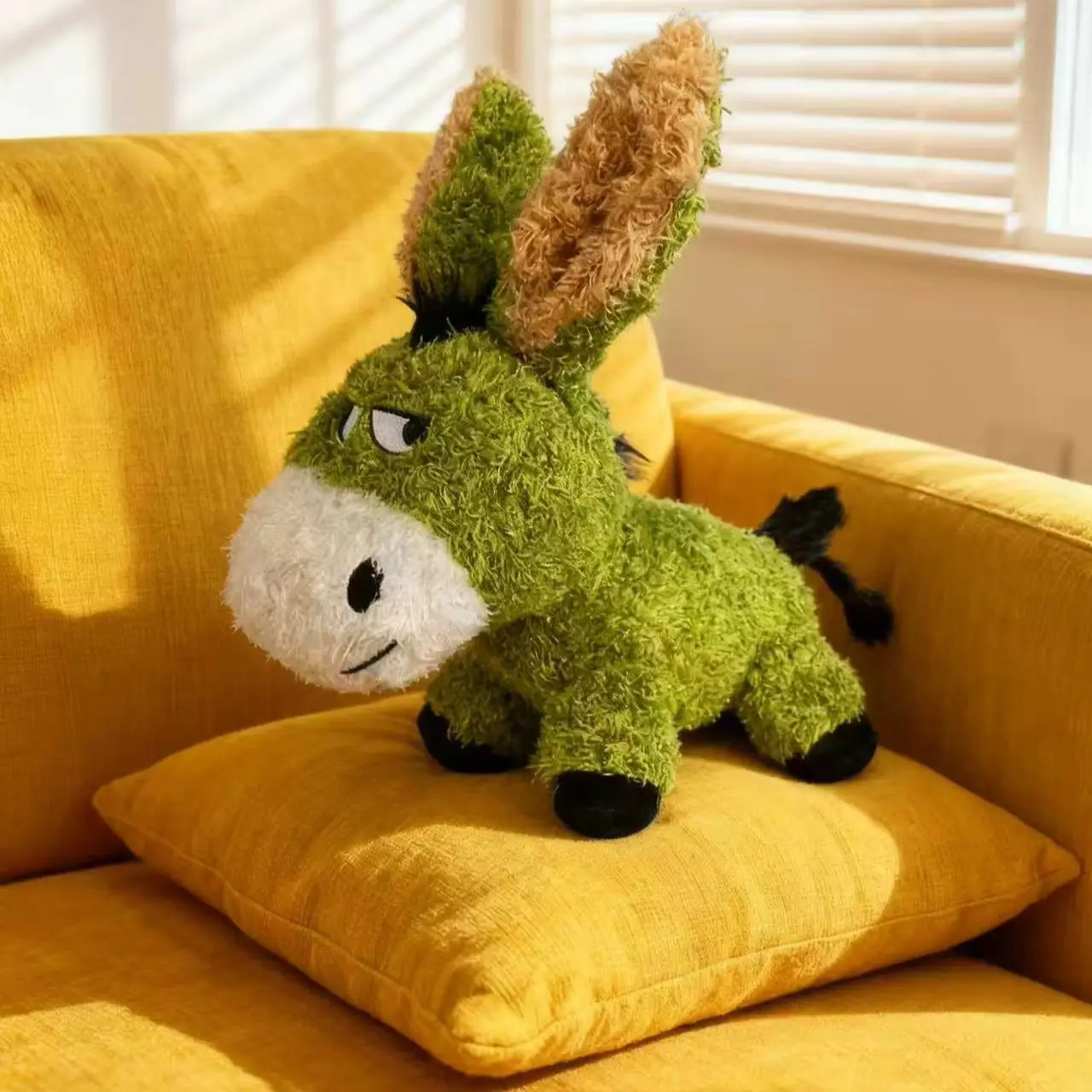 Chew-Resistant Interactive Dog Toy, Companion Plush Donkey Toy for Small, Medium & Large Dogs, Soft & Comfortable Large Plush 3