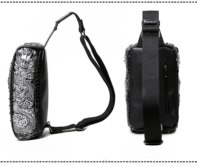 Nuovo stile monospalla diagonale incrociato con grande capacità per borsa da petto casual in PU da uomo_voghion.com