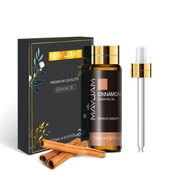 Aromatic Essential Oil Blend for Diffusers - Pure Plant Extracts with Mint, Lavender, Tea Tree, Rose, Vanilla, Sandalwood, and Jasmine (Cinnamon)