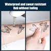 30pcs Semi Permanent Cartoon Herbal Tattoo Stickers For Women's Waterproof Disposable Water Transfer Printing Stickers 4