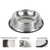 Steel Pet Dog Bowl Food Storage Container Dog Food Bowl Water Bottle Pet Bowl Feeder Dish For Small Large Dogs Ca V4U5