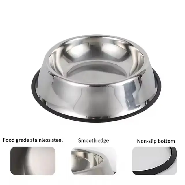 Steel Pet Dog Bowl Food Storage Container Dog Food Bowl Water Bottle Pet Bowl Feeder Dish For Small Large Dogs Ca V4U5 Steel Pet Dog Bowl Food Storage Container Dog Food Bowl Water Bottle Pet Bowl Feeder Dish For Small Large Dogs Ca V4U5