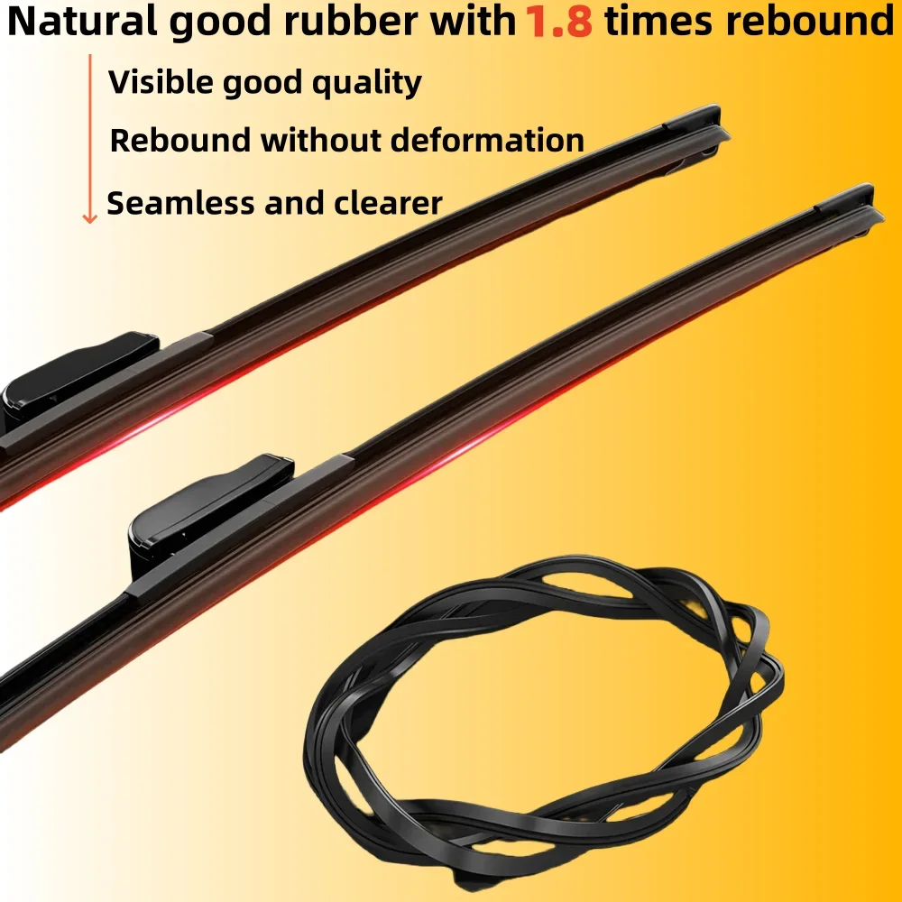 Heavy-Duty Exact Fit Wiper Blades 2-Pack [16+16 Inch] OE Replacement