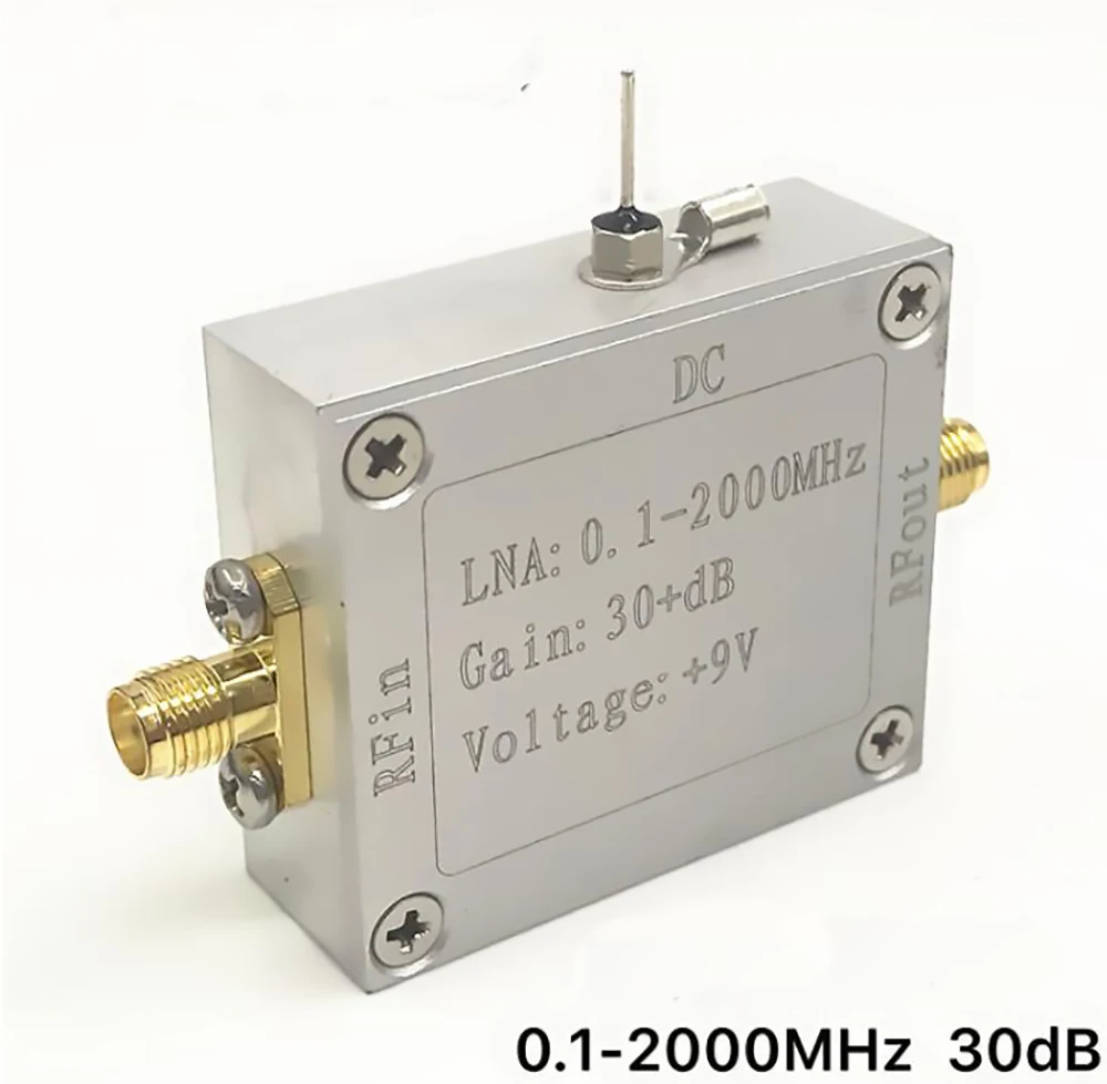 RF 광대역 증폭기, 고주파 증폭기, 1-9300MHz 이득, 22dB, 12V