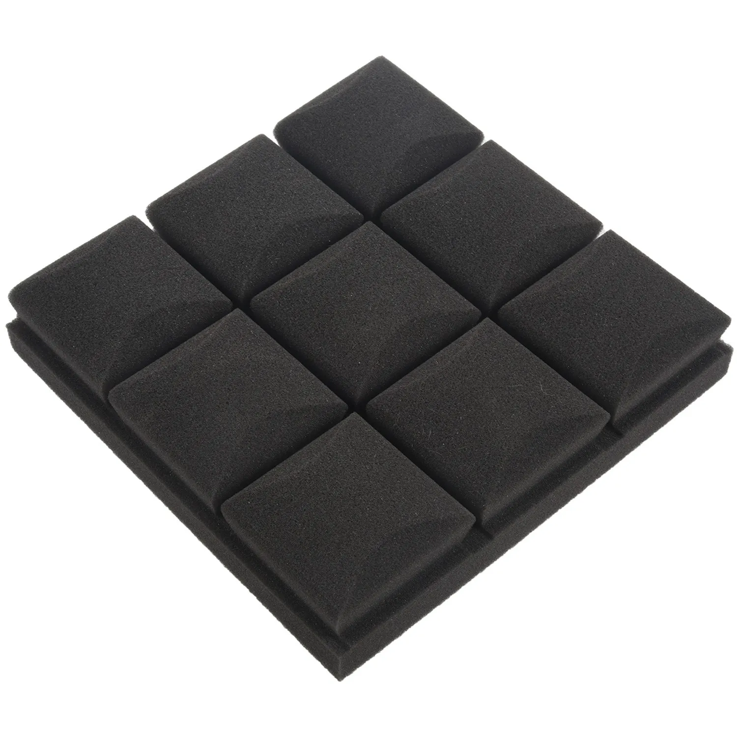 25X25X5cm Wallpaper Sticker Practical Acoustic Foam Panel Sound Stop Absorption Sponge Studio Ktv Living Room Bar Soundproof