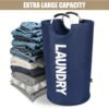 115L Large Laundry Basket Foldable Fabric Laundry Basket Foldable Sturdy Handle Bag Waterproof Clothes Bucket Dirty Cloth Bag 2