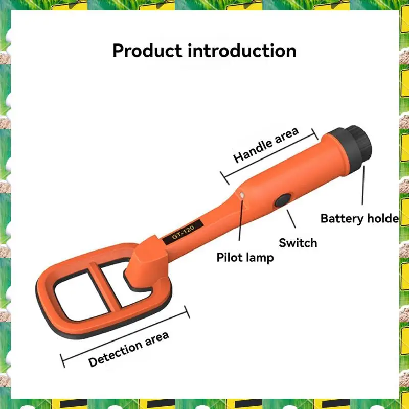 3C Electron GT120 Handheld Diving Metal Detector Pinpointer Pointer Probe Waterproof Metal Pinpointing 4.2Inch Search Coil,GT120