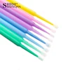 100Pcs Eyelash Cleaning Brush Individual Eyelashes Micro brush Lash Extension Micro Cotton Swab Beauty Makeup Clean Remover Tool 4