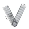 360 Degree Goniometer Professional Measuring Ruler Wear-resistant Angle Finder Accessories Orthopedics Tool for Elbows Knees 6