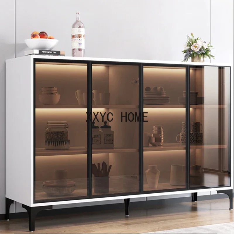 

Glass Display Wine Cabinets Living Room Cellar Liquor Display Bar Wine Cabinet Refrigerator Shelf Vitrina Vidrio Bar Furniture