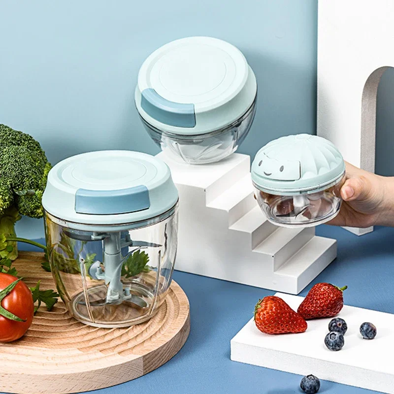 

Manual Fruit Vegetable Chopper Hand Pull String Food Cutter Onion Garlic Grinder Mincer Meat Ginger Chili Masher Kitchen Tools