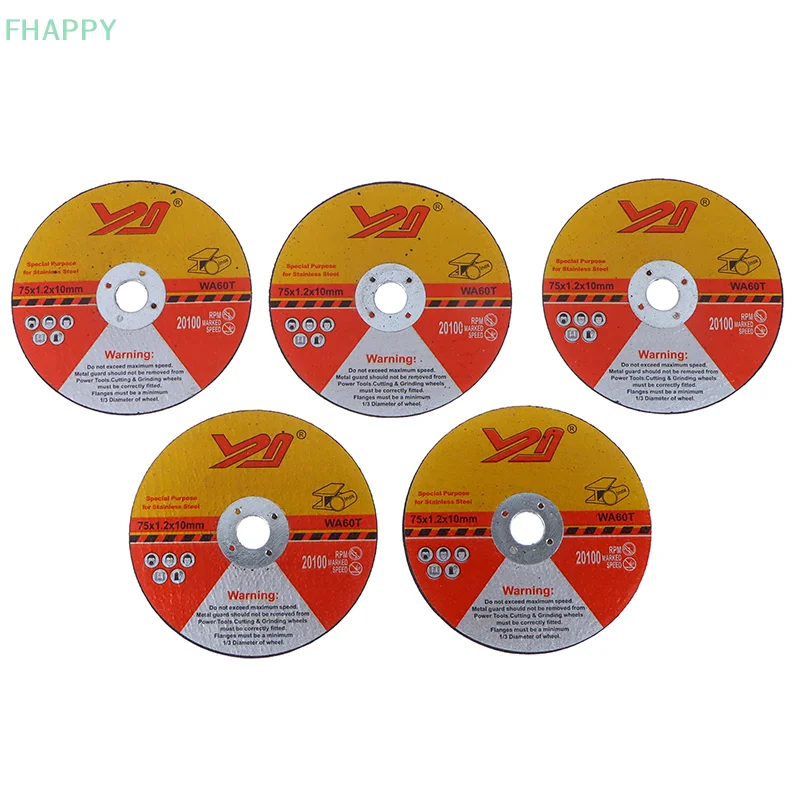 

5 шт. 75 мм Мини режущий диск дисковая пила полимерная пила шлифовальный круг режущий диск для стали камень режущий Угол Шлифовальные инструменты