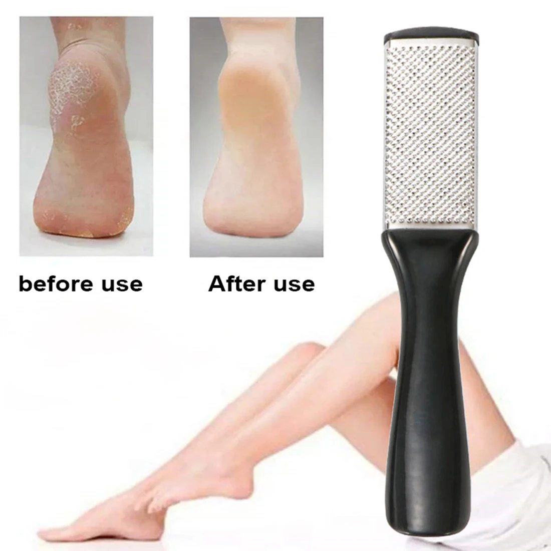Double-Sided Foot Grinder for Dead Skin, Calluses, and Keratin Removal -  Repair Foot Skin Care Tool with Rubbing Board