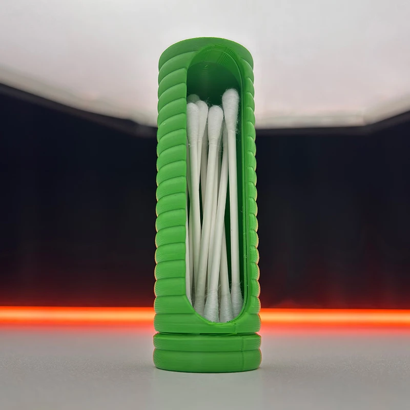 1pc Portable Small Storage Box - Cotton Swab Toothpick Organizer, Multi-Purpose Holder for Home Office Travel Craft Supplies